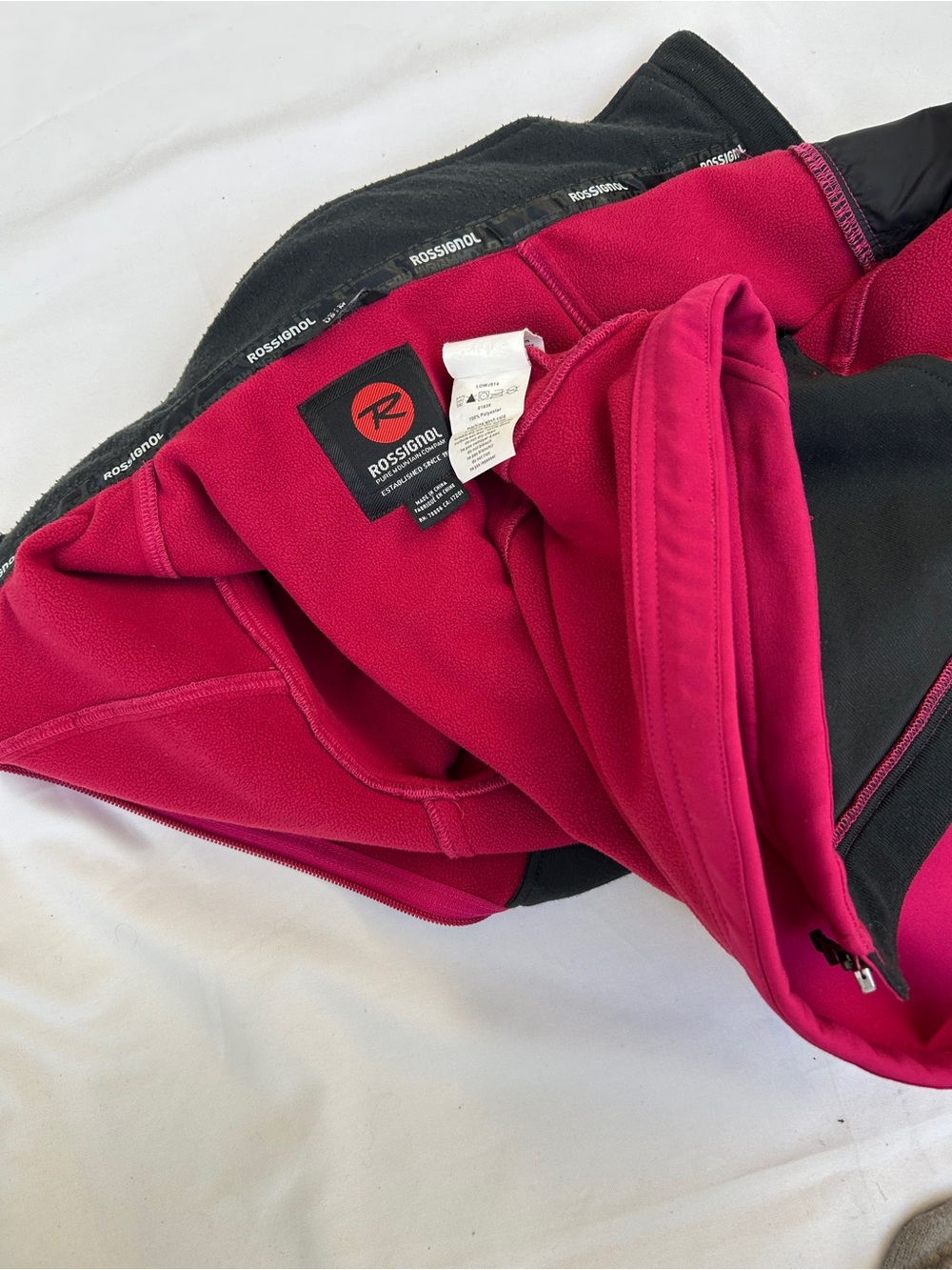 Women's Deep Pink Softshell Jacket - Picture 6 of 6